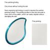 AMIUHOUN Crystal Hair Eraser Nanoglass Hair Remover Stone Painless Epilator Reusable Body Hair Removal Tool for Leg and Hand C view 3
