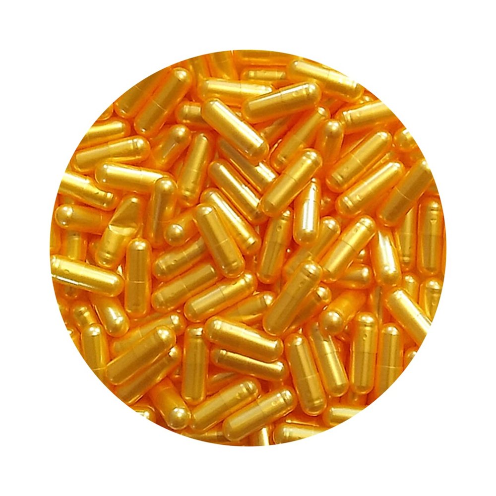DR T&T Size 0 size0 Gold Gelatine Gelatin Capsules (100)