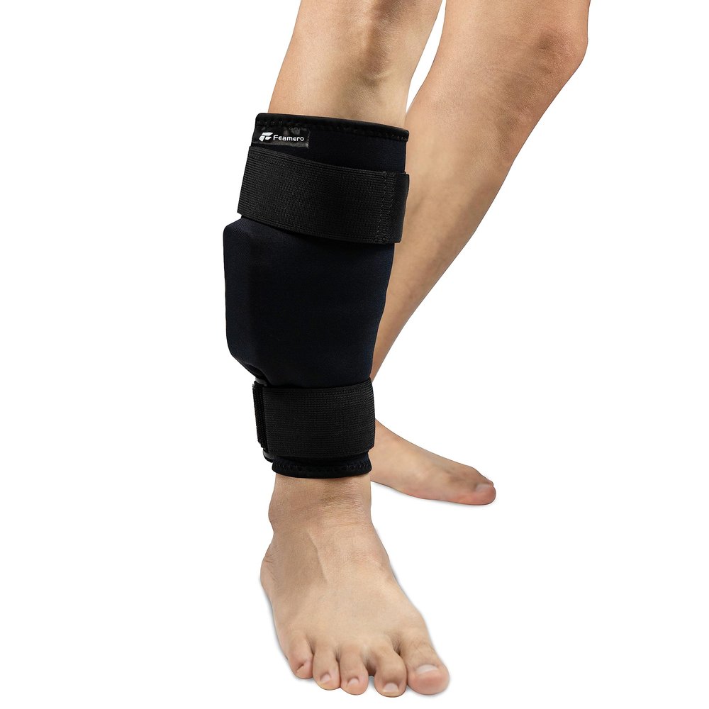 Feamero Ankle Monitor Cover Up for Scram, Gps, Alcohol Bracelet, Shock Absorbing & Protective Sleeve with Adjustable Velcro Straps, Ankle Monitor Bracelet Cover for Men & Women (S/M)
