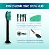 Derffin Replacement Brush Heads, Compatible with Philips Sonicare Electric Toothbrushes, Classic Toothbrush Heads HX6014, Fit The Models of HX3/HX6/HX9/HX8/HX7 Series (8 Pack in Black) view 3