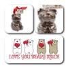 ButtonChocs Valentines Chocolate Teddy Bear - Love You Beary Much. Belgian Milk Chocolate Valentines Gift. Mothers Day Gift. view 2