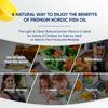 Omega 3 Fish Oil Liquid - Natural Fresh Lemon Flavour with NO Fishy Taste, High Strength DHA/EPA - 400ml Made from Wild Caught Nordic Fish Oil | 3rd Party Tested for Purity - Inner Vitality (2-Pack) view 4