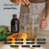 Detox with Papaya, Horsetail, Dandelion, Artichoke, Mate, Guarana, Matcha Tea and Prebiotics  Digestive Comfort  No Added Sugars or Sweeteners  500 ml - Zenement view 2