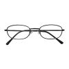 TWINKLE TWINKLE Unisex Reading Glasses/Spring Hinges/Metal Frame Comfort Style R80 (2 Pairs Black, +125 Magnification) view 2