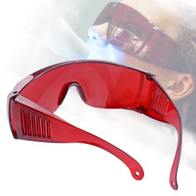 1pcs Dental Eye Protection Glasses Tooth Whitening Curing Light Uv for Dentist Spectacles Red Goggle Glasses Protective Eye