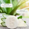 Bambaw Shaving Bar 80g, Organic White Clay & Aloe Vera Shave Soap Bar for Sensitive Skin, Eco and Vegan Shaving Soap, Fragrance-Free view 2