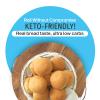 SRSLY Low Carb 50/50 Bread Rolls - 2g Carbs & 130 Kcals Per Roll - Freshly Baked Soft & Fluffy  Sugarwise Certified Reduced Sugar - High Protein - 4 Large Rolls Pack view 4
