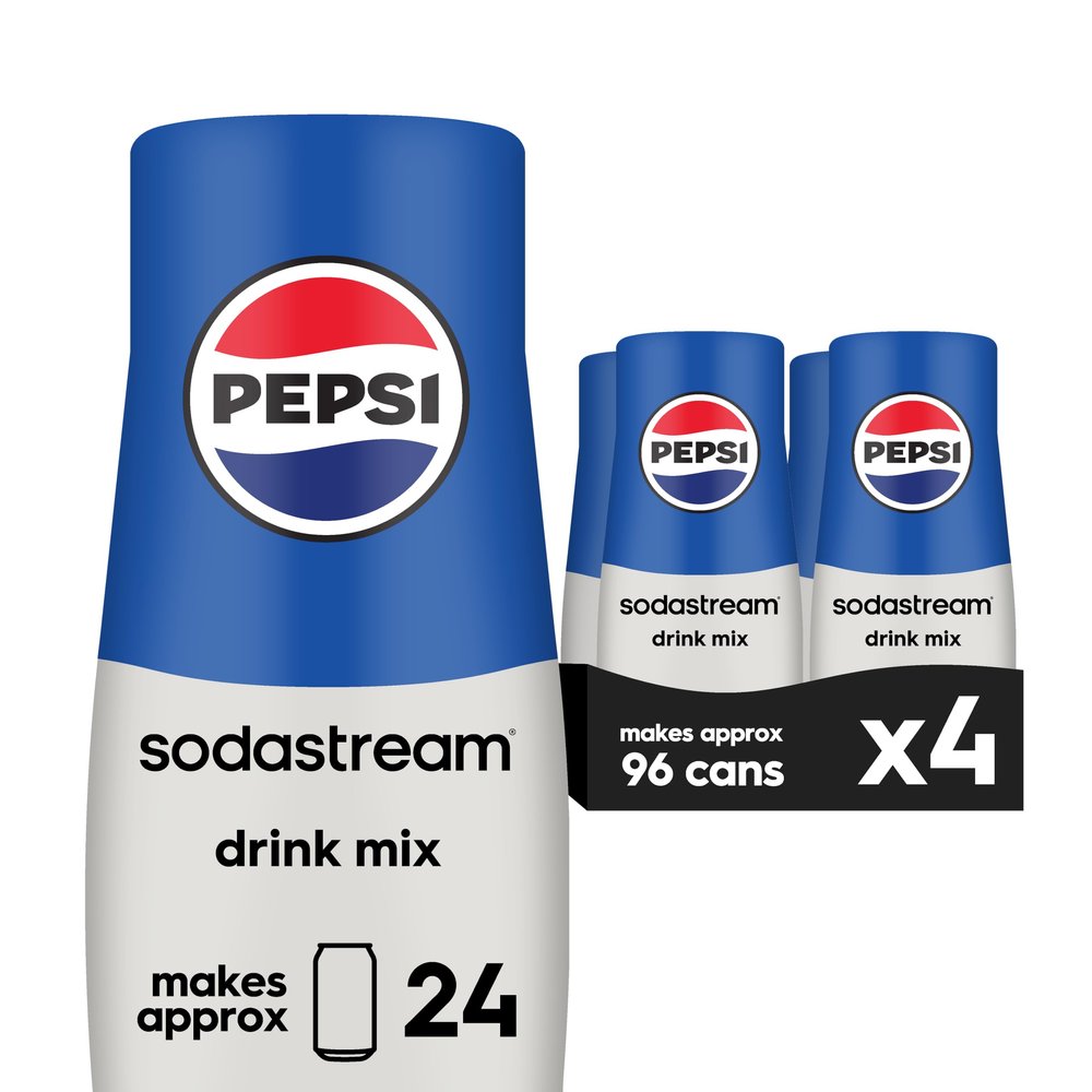 sodastream Pepsi Beverage Mix (440ml, Pack of 4)