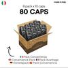 DECAFFEINATED Coffee (80 Capsules) compatible with Bialetti - (La Capsuleria) view 3