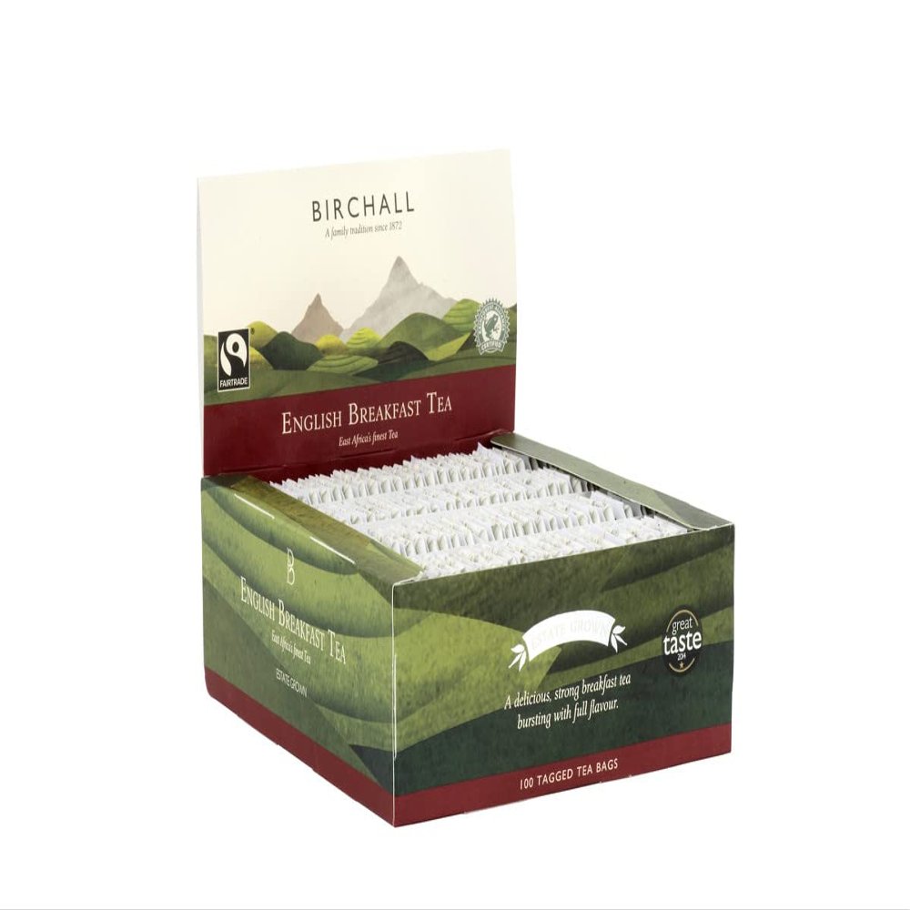 Birchall Tea - English Breakfast Tea - 10 Boxes Of 100 Plant-Based Tea Bags - Bold & Bracing English Breakfast Tea Bags - Robust, Flavorful, & Perfectly Balanced to Start Your Day