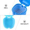 COHEALI 3pcs Denture Storage Box Artificial Tooth Holder Filter Easy to Clean Convenient for Oral Care Includes White Light Dark Containers view 3