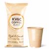 KV&C - Instant BLACK Coffee | In Cup Vending Machines | Camping | Travel | 73mm | INCUP KLIX Drinks (BLACK - NO SUGAR - 25 CUPS (1 SLEEVE)) view 1