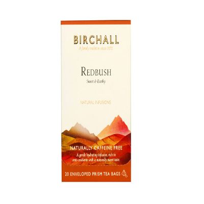 Birchall Tea Bags - Cederberg Redbush Tea -Fragrant Herbal Infusion, 6x20 Plant-Based Prism Bags - Relaxing Anytime