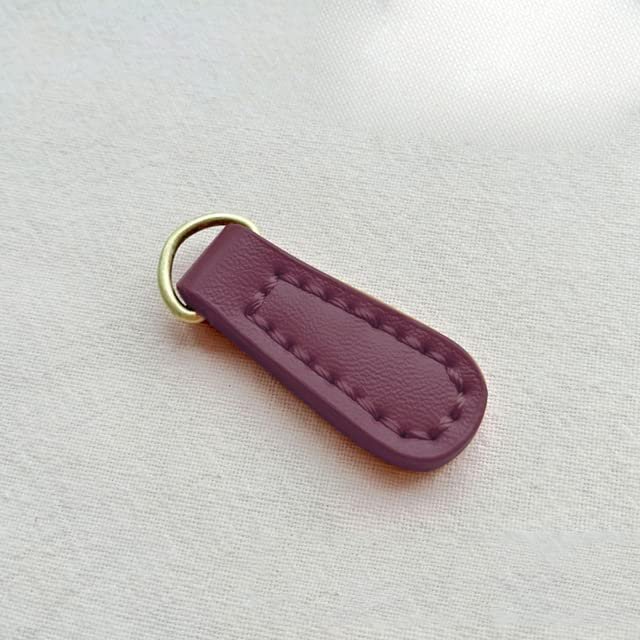 2Pcs Leather Metal Zipper Tag Zip Head Fixer Zip Sliders DIY Sewing Clothing Backpack Bag Accessories Repair Zipper Pull Puller-Zipper Slider N
