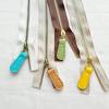 2Pcs Leather Metal Zipper Tag Zip Head Fixer Zip Sliders DIY Sewing Clothing Backpack Bag Accessories Repair Zipper Pull Puller-Zipper Slider N view 4