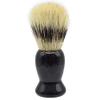 Grendly Soft Pig Bristle Brush Hairdresser Shaving Tool Men Cord Comb Kit Stand Holder Set view 2