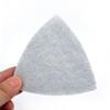 10 Pcs Power Scrub Pads, 90*90*90MM 800 Grit Triangle Drill Power Brush Tile Scrubber Scouring Pads, Self-Adhesive Polishing Pad for Bathroom & Kitchen Cleaning (Grey) view 3