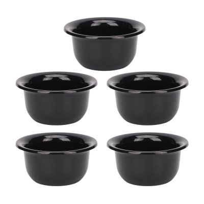 5Pcs Beard Shaving Foam Bowl, Plastic Men Shaving Soap Bowl Mini Portable Beard Shaving Bowl for Barber Salon or Home