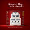 Presto Espresso Intenso Instant Coffee 500g | Great Tasting Freeze Dried Coffee | Rich Intense Roast | 100% Robusta | Single Origin Brazil | Dark Chocolate and Treacle | 275 Cups view 3