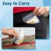 125 Packs 6 Mil Durable Pill Bags BPA Free Pill Pouch 3 x 2.75 Inch Write-on Label Seal Waterproof Reusable Clear Small Ziplock Plastic Bags for Travel Pill Organizer, Jewelry and Small Craft Pieces view 3