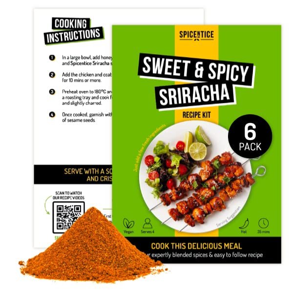 Spicentice Sriracha Recipe Kits (Pack of 6)