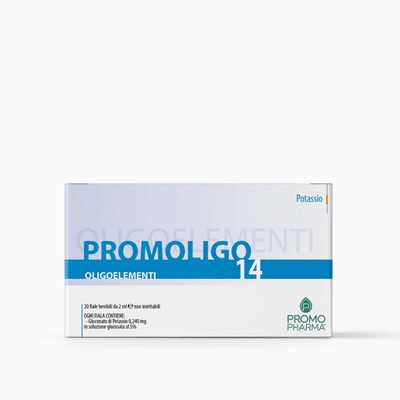 Promo Pharma - Promoligo Trace Elements 20 Vials of 2 ml (14 Potassium)