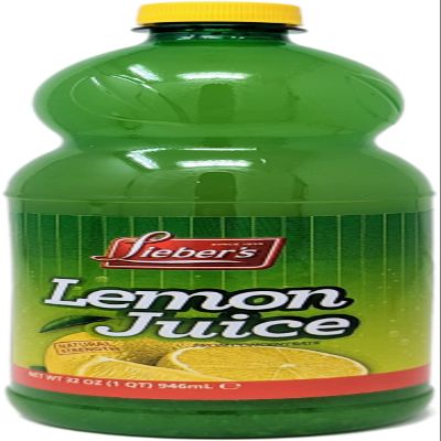 Lieber's Lemon Juice 946ml | Great for Cooking, Baking, Salad Dressings & More