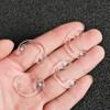 10 Pcs Silicone Glasses Nose Pads U Shaped Strap Bridge Nose Pads Screw-in Eyeglasses Nose Pads Anti-slip Nose Pad Eyewear Accessory view 3