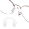 10 Pcs Silicone Glasses Nose Pads U Shaped Strap Bridge Nose Pads Screw-in Eyeglasses Nose Pads Anti-slip Nose Pad Eyewear Accessory view 4