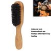Beard Brush Beard Grooming Brush for Men Reinforced Process Skin Friendly Soft Comfortable Ergonomic Bamboo Handle Portable Mens Hair Brush view 2