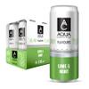 AQUA Carpatica Sparkling Flavours Lime & Mint 330ml x 4 - Natural Fruit Juice Infused Sparkling Water, No Added Sugar, Naturally Alkaline, Sweetened with Agave Syrup, Rich in Minerals view 1