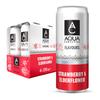 AQUA Carpatica Sparkling Flavours Strawberry & Elderflower 330ml x 4 - Natural Fruit Juice Infused Sparkling Water, No Added Sugar, Naturally Alkaline, Sweetened with Agave Syrup, Rich in Minerals view 1