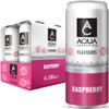 AQUA Carpatica Sparkling Flavours Raspberry 330ml x 4 - Natural Fruit Juice Infused Sparkling Water, No Added Sugar, Naturally Alkaline, Sweetened with Agave Syrup, Rich in Minerals view 1