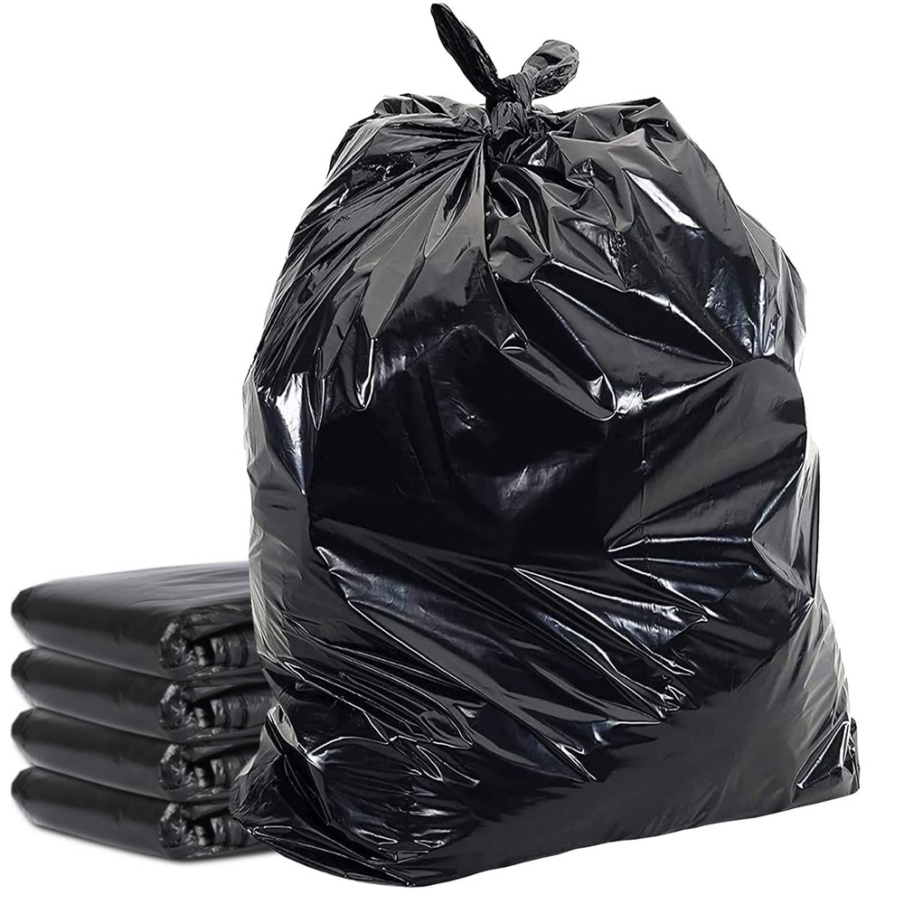 HOMESmith Extra Large & Extra Heavy Duty Refuse Sacks, Black Colour Bin Bags Pack of 10