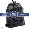 HOMESmith Extra Large & Extra Heavy Duty Refuse Sacks, Black Colour Bin Bags Pack of 10 view 2