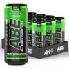 Applied Nutrition ABE Pre Workout Cans - All Black Everything Energy + Performance Drink, ABE Carbonated Beverage Sugar Free with Caffeine (Pack of 12 Cans x 330ml) (Apple & Elderflower) view 1