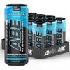 Applied Nutrition ABE Pre Workout Cans - All Black Everything Energy + Performance Drink, ABE Carbonated Beverage Sugar Free with Caffeine (Pack of 12 Cans x 330ml) (Blue Lagoon) view 1