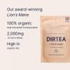 DIRTEA Lions Mane Mushroom Powder | 100% Organic | Vegan | Non GMO | Cognitive Function Support and Memory Booster Nootropic - Premium Lion's Mane Extract | Pouch 60g - 30 Day Serving view 4