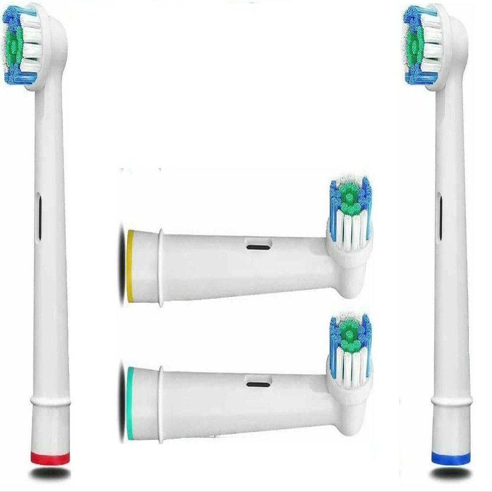 Replacement Toothbrush Heads Compatible Refills for Most Braun Oral-B Electric Toothbrushes, Classic Precision Clean Replacement Brush Heads (Pack of 4)