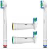 Replacement Toothbrush Heads Compatible Refills for Most Braun Oral-B Electric Toothbrushes, Classic Precision Clean Replacement Brush Heads (Pack of 4) view 1