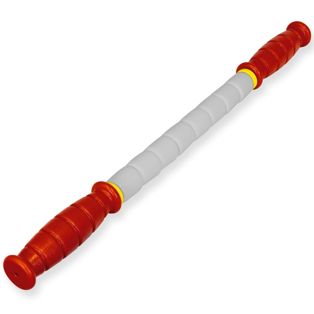 Nine 4 Nine Massage Pin 18" Flexible Handheld Spindle Massage Roller - Full Body Muscle Roller for Physical Therapy, Muscle Recovery & Myofascial Release (Medium - 18" Roller)