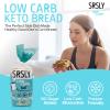 SRSLY Low Carb Keto Bread - Only 0.7g Carbs & 43 Kcals Per Slice - Freshly Baked Light & Fluffy  Sugarwise Certified Low Sugar Bread - High Protein High Fibre - 1 Sliced Loaf - Pack of 3 view 3