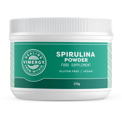 Vimergy Spirulina Powder, 45 Servings Easy to Digest Fast Absorbing Powder Vegan Supplement Formulated Without Anti-Caking Agents, fillers, Flavors, or Sugar Non-GMO & Gluten-Free (135g)