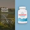 Bandini Marine Magnesium and Vitamin B6 - Fights Fatigue, Stress & Aches - 120 Plant-Based Capsules (4-Month Supply) - High Strength Supplement - 100% Vegan - Improves Sleep, Nerve & Muscle Function view 4