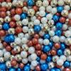A Pinch Of - Twinkle Pearls - Red, White, Blue & Silver - Mini Pouch - 30g. Part of our Great British Range, a beautiful sparkly mix of sugar pearls, Just enough for a single bake (Twinkle RWB) view 1
