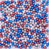 A Pinch Of - Twinkle Pearls - Red, White, Blue & Silver - Mini Pouch - 30g. Part of our Great British Range, a beautiful sparkly mix of sugar pearls, Just enough for a single bake (Twinkle RWB) view 3