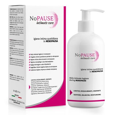 Licofarma No Pause Intimate Care Cleanser for Daily Intimate Hygiene During Menopause - 200 ml Bottle