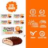 Flower & White Orange Chocolate Vegan Meringue Bars 15 Pack (15 x 20g) | Plant-Based Chocolate Bar, Low-Calorie Snack, Gluten-Free | Under 100 Calories Per Bar, Natural Flavours | Packaging May Vary view 2