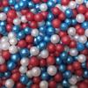 A Pinch Of - Glimmer Pearls - Red, White & Blue - Mini Pouch - 30g. Part of our Great British Range, a beautiful mix of sugar pearls, Just enough for a single bake (Glimmer RWB) view 1