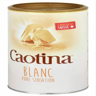 Caotina Hot White Chocolate Powder 500G (White Chocolate) | White Cocoa Powder Suitable for Baking And Drinking | Authentic Swiss Chocolate Drink - imported by DFB
